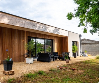 Maison toit plat à Migné-Auxances